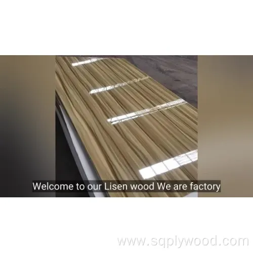 White UV Melamine MDF Board 12mm 15mm 18mm for Furniture